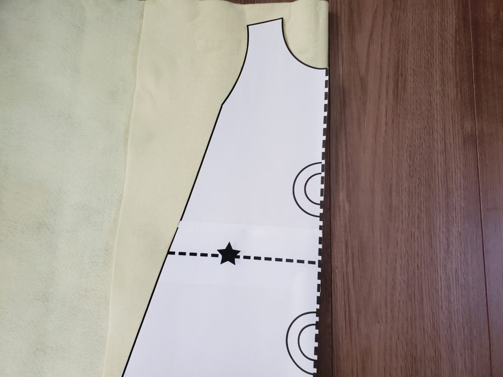 ハーフバースデーに ワンピースタイプのキューピーハーフ衣装の作り方 型紙 年子ママ奮闘記
